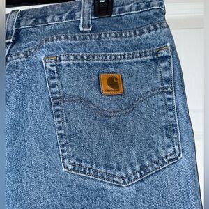 Vintage Carhartt Relaxed Fit Straight Leg Jeans Men's 38x36 B460 LVB 100% Cotton